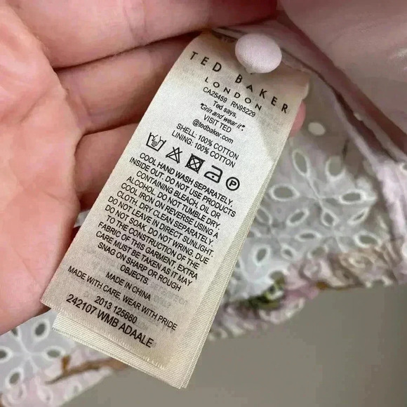 Ted Baker Adaale Cabana Ruffled Button Front Top - Picture 6 of 16